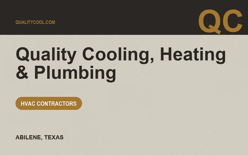 Quality Cooling, Heating & Plumbing in Abilene, Texas