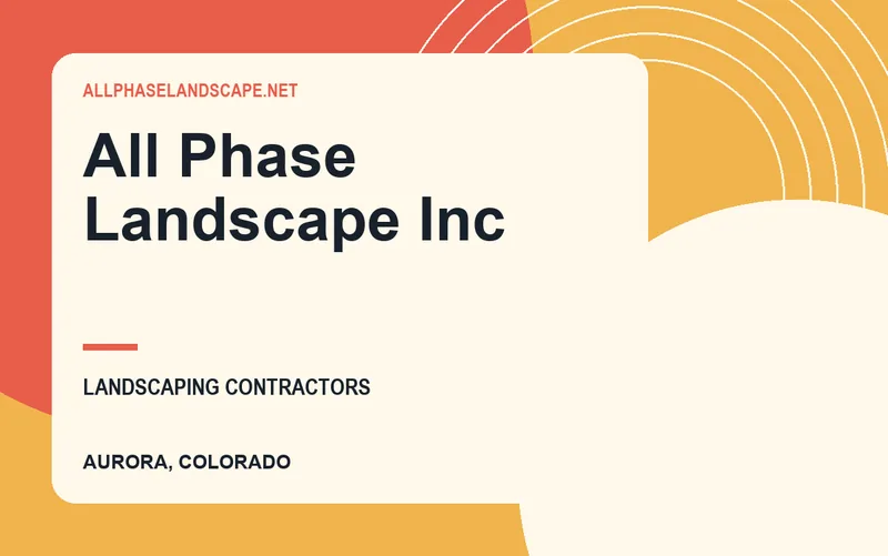 All Phase Landscape Inc in Aurora, Colorado