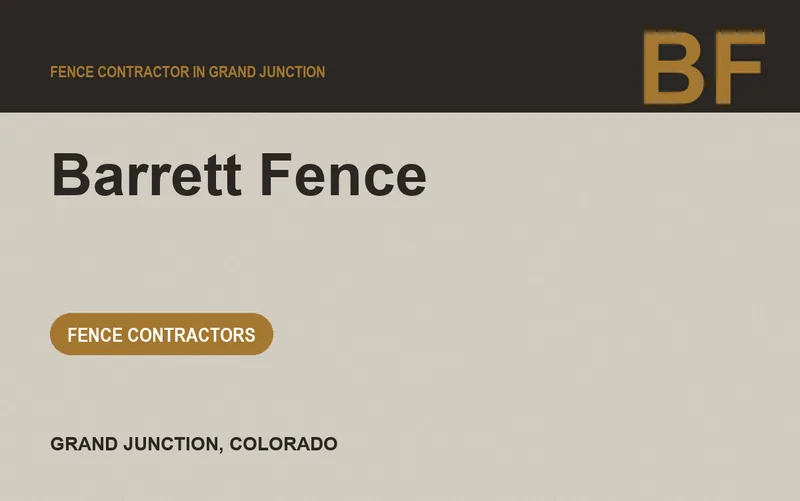 Barrett Fence in Grand Junction, Colorado
