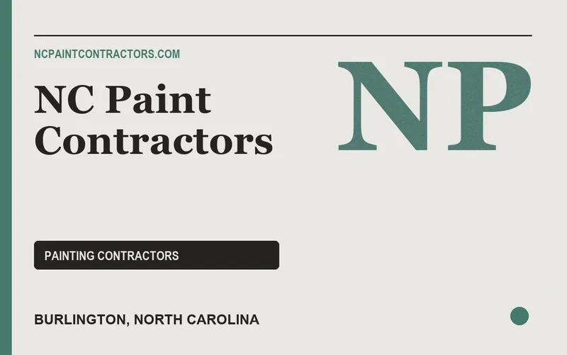 NC Paint Contractors in Burlington, North Carolina