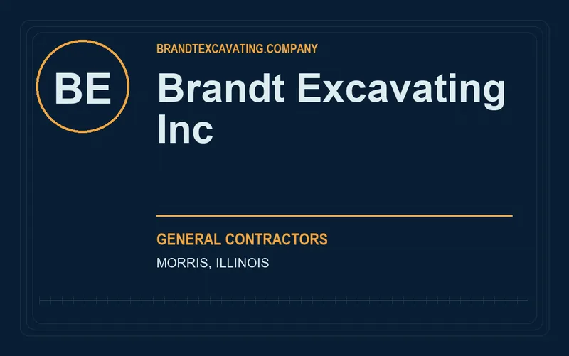 Brandt Excavating Inc in Morris, Illinois