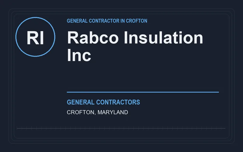 Rabco Insulation Inc in Crofton, Maryland