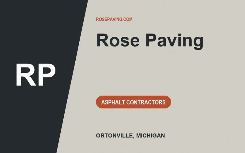 Rose Paving in Ortonville, Michigan