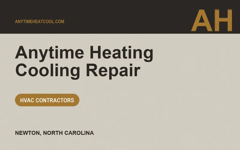 Anytime Heating Cooling Repair in Newton, North Carolina
