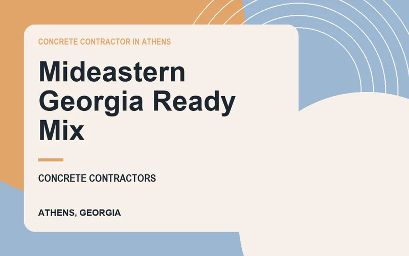 Mideastern Georgia Ready Mix in Athens, Georgia