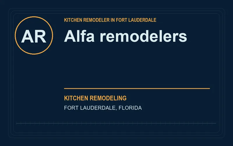 Alfa remodelers in Fort Lauderdale, Florida