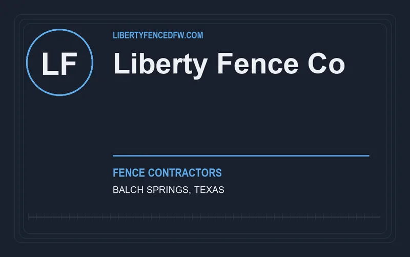 Liberty Fence Co in Balch Springs, Texas