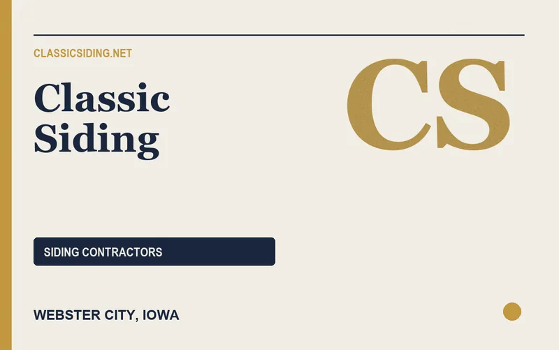 Classic Siding in Webster City, Iowa