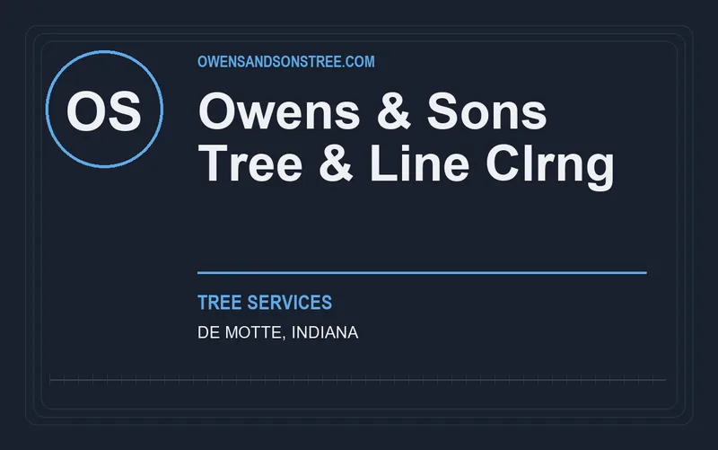 Owens & Sons Tree & Line Clrng in De Motte, Indiana