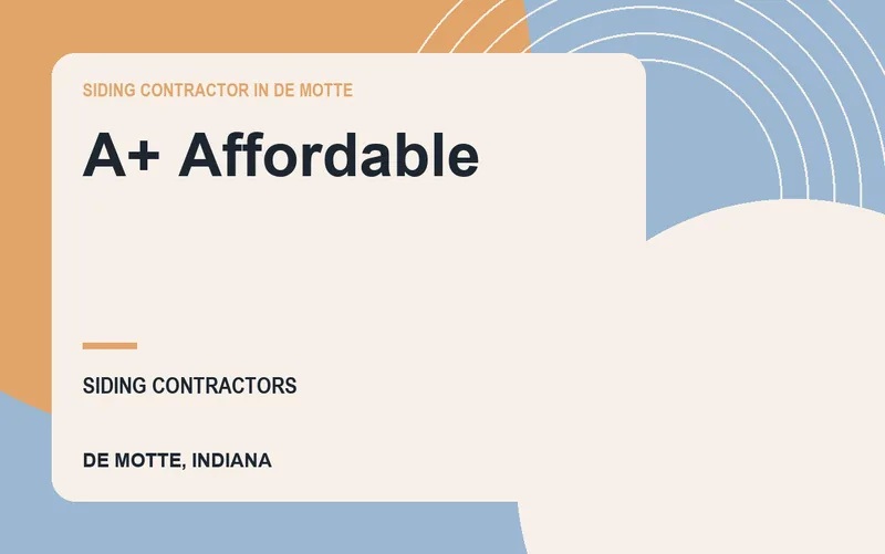 A+ Affordable in De Motte, Indiana