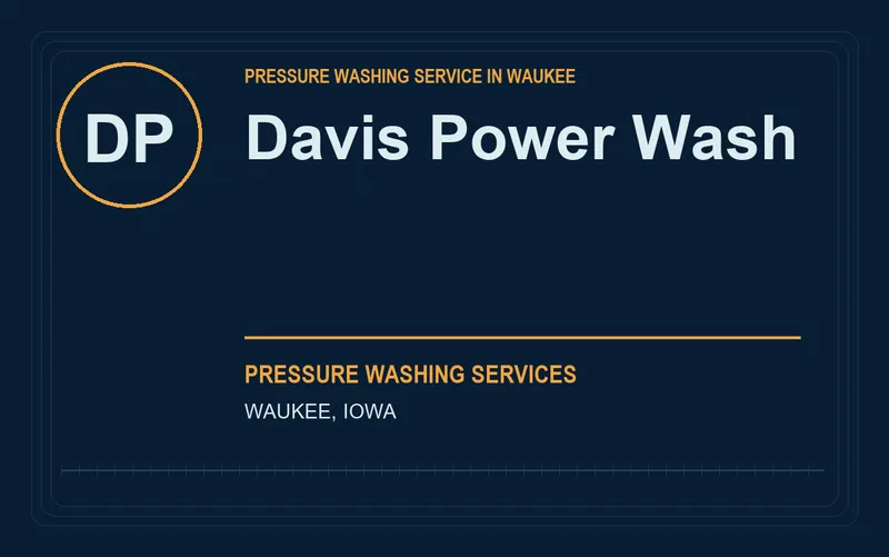 Davis Power Wash in Waukee, Iowa