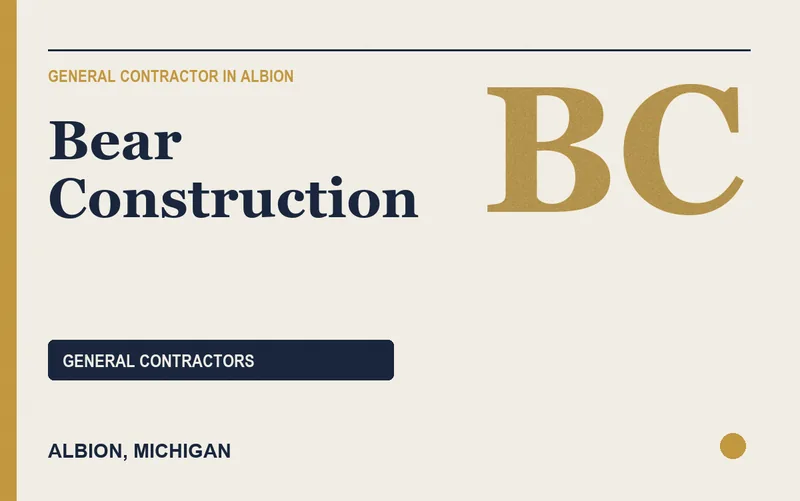 Bear Construction in Albion, Michigan