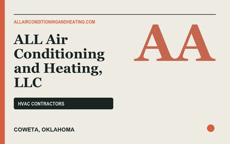 ALL Air Conditioning and Heating, LLC in Coweta, Oklahoma