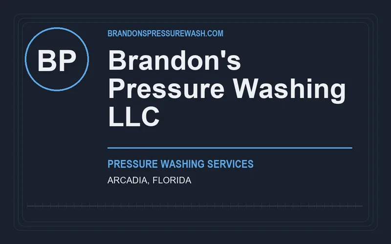 Brandon's Pressure Washing LLC in Arcadia, Florida