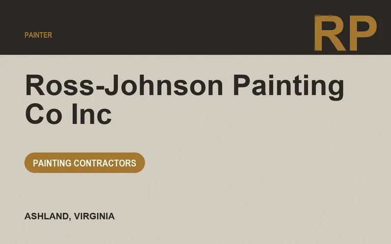 Ross-Johnson Painting Co Inc in Ashland, Virginia