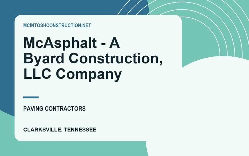 McAsphalt - A Byard Construction, LLC Company in Clarksville, Tennessee