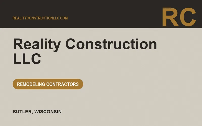 Reality Construction LLC in Butler, Wisconsin