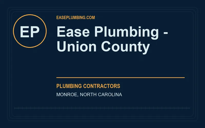 Ease Plumbing - Union County in Monroe, North Carolina