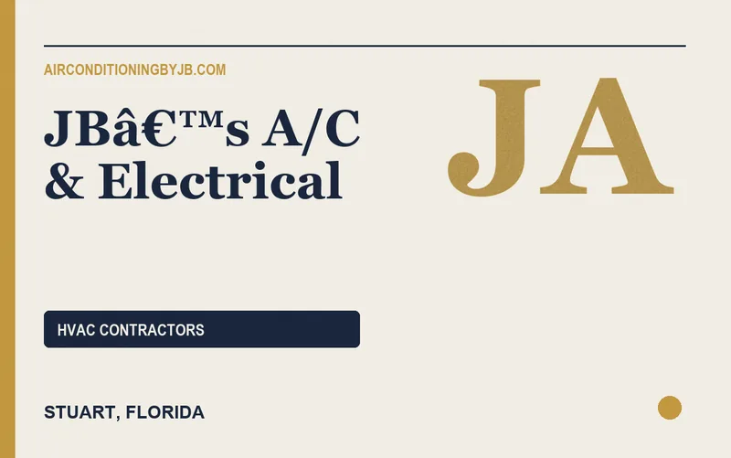 JBâ€™s A/C & Electrical in Stuart, Florida