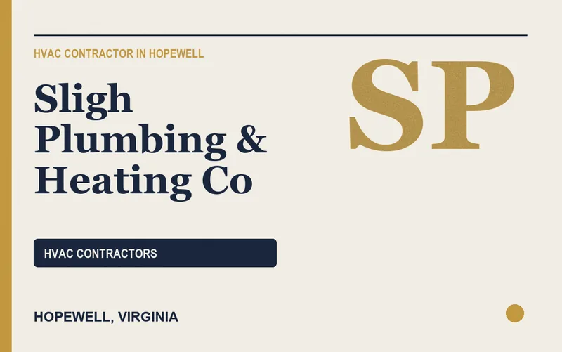 Sligh Plumbing & Heating Co in Hopewell, Virginia