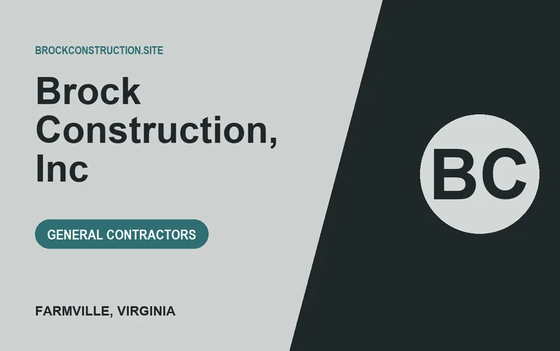 Brock Construction, Inc in Farmville, Virginia