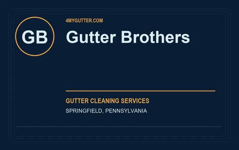 GUTTER BROTHERS in Springfield, Pennsylvania