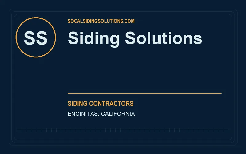 Siding Solutions in Encinitas, California