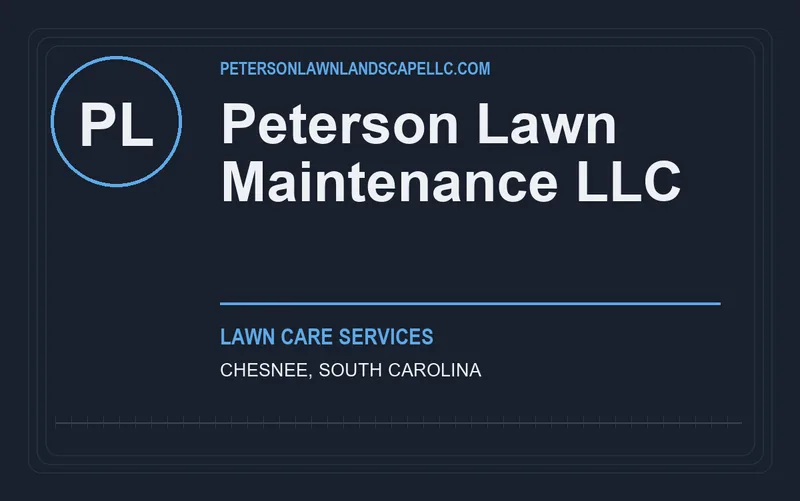 Peterson Lawn Maintenance LLC in Chesnee, South Carolina