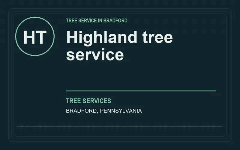 Highland tree service in Bradford, Pennsylvania