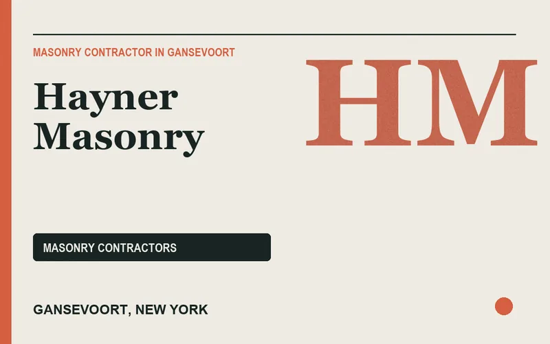 Hayner Masonry in Gansevoort, New York