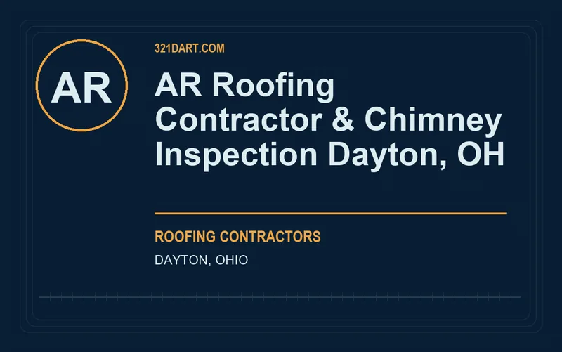 AR Roofing Contractor & Chimney Inspection Dayton, OH in Dayton, Ohio