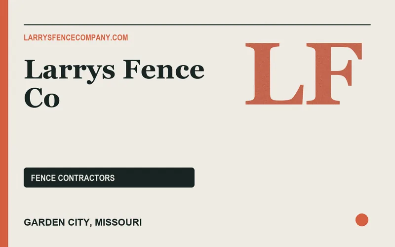 Larrys Fence Co in Garden City, Missouri