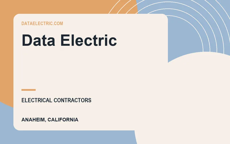 Data Electric in Anaheim, California
