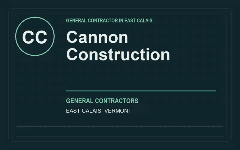 Cannon Construction in East Calais, Vermont