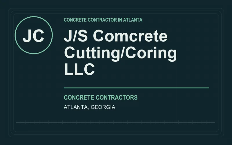 j/s comcrete cutting/coring llc in Atlanta, Georgia
