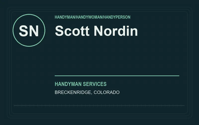 Scott Nordin in Breckenridge, Colorado