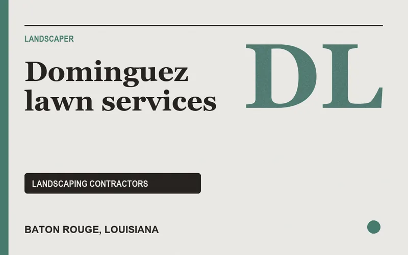 Dominguez lawn services in Baton Rouge, Louisiana