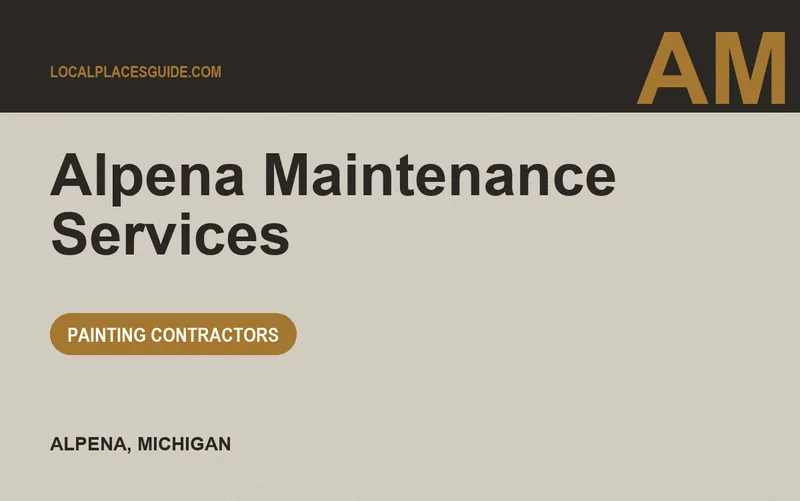 Alpena Maintenance Services in Alpena, Michigan