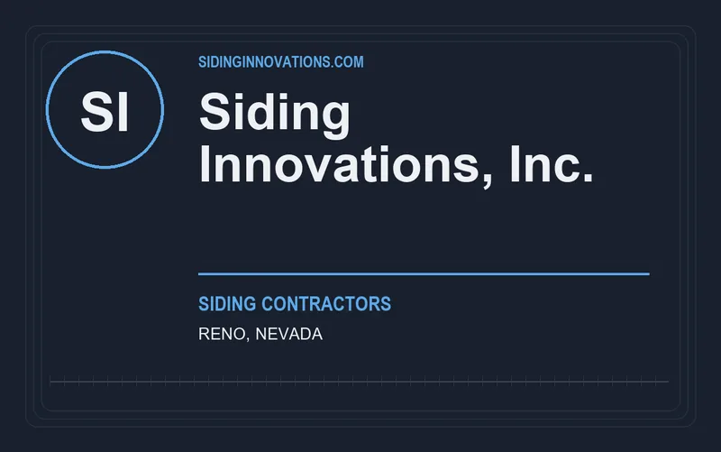 Siding Innovations, Inc. in Reno, Nevada