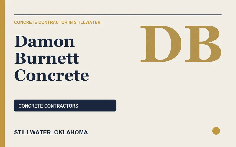 Damon Burnett Concrete in Stillwater, Oklahoma