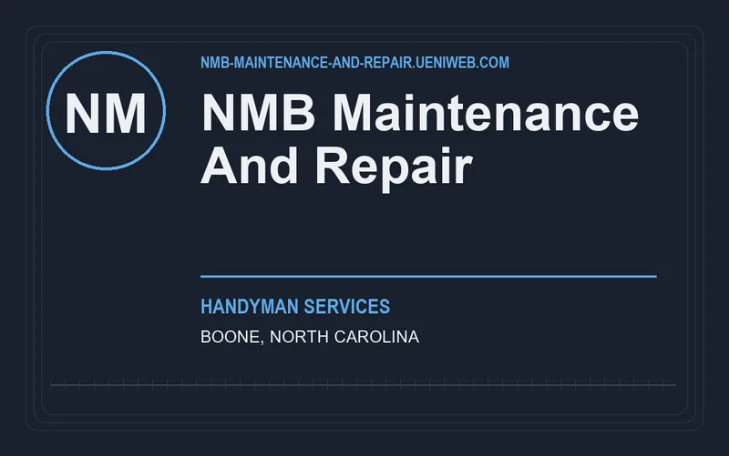 NMB Maintenance And Repair in Boone, North Carolina