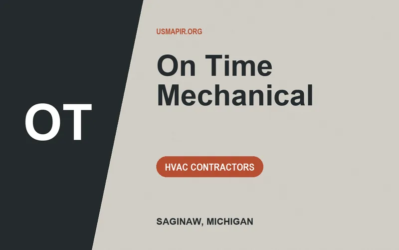 On Time Mechanical in Saginaw, Michigan