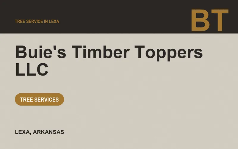 Buie's Timber Toppers LLC in Lexa, Arkansas