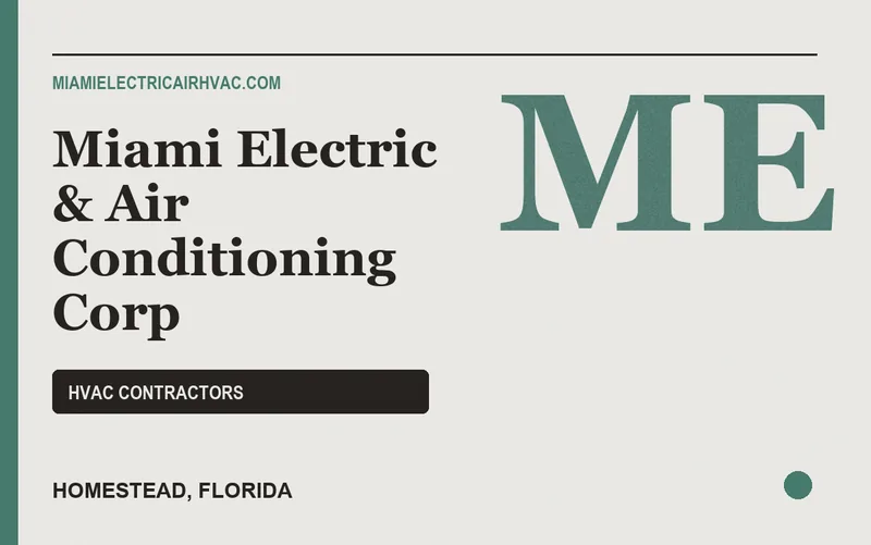 Miami Electric & Air Conditioning Corp in Homestead, Florida