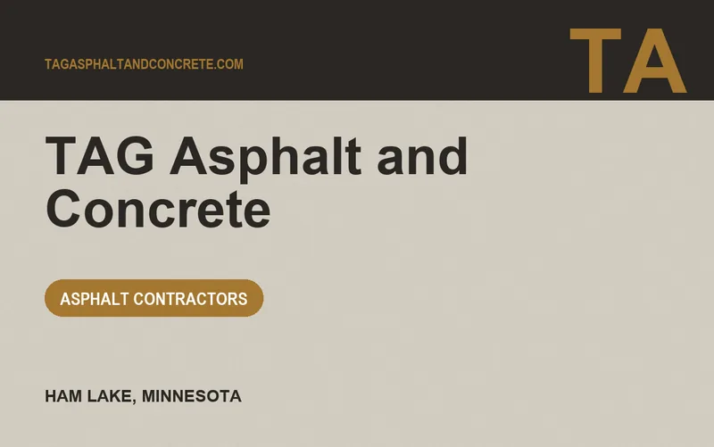 TAG Asphalt and Concrete in Ham Lake, Minnesota