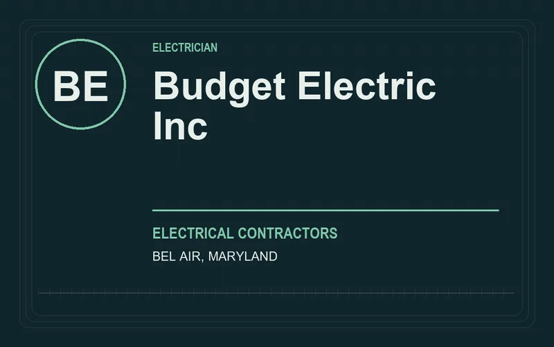 Budget Electric Inc in Bel Air, Maryland