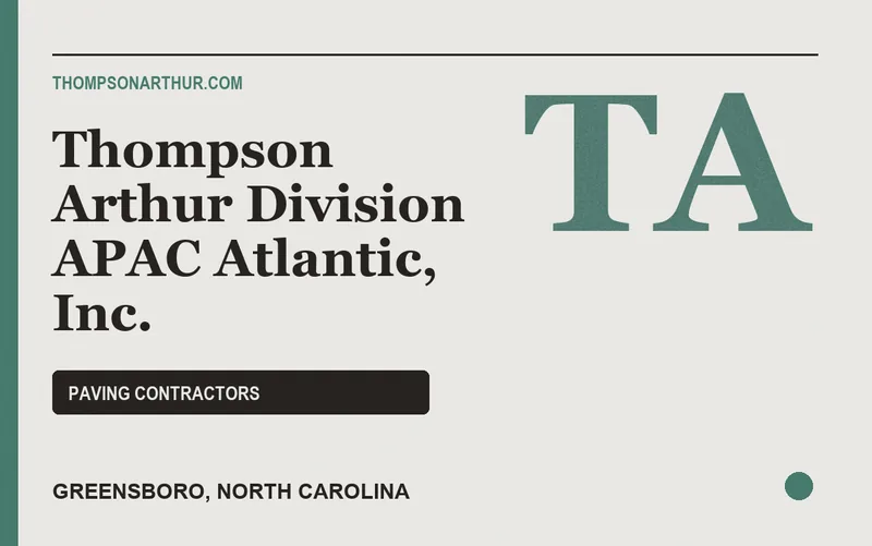 Thompson Arthur Division APAC Atlantic, Inc. in Greensboro, North Carolina
