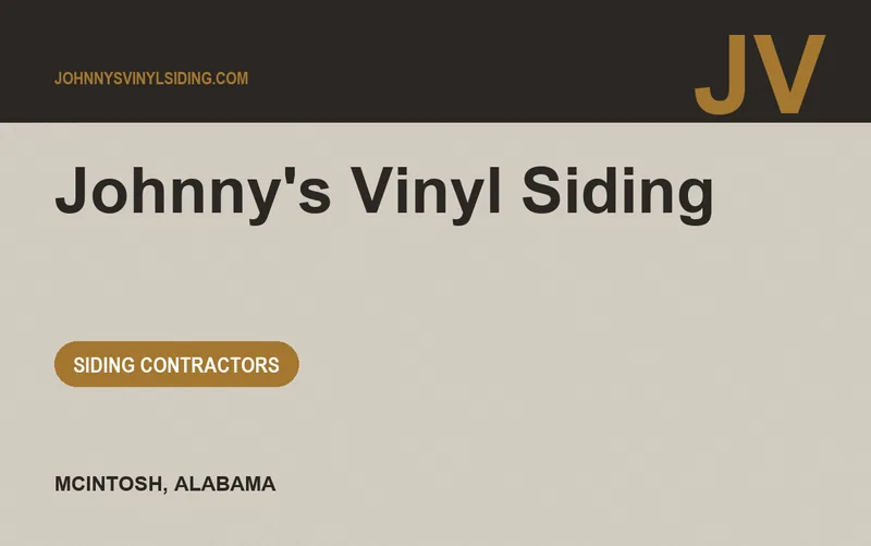 Johnny's Vinyl Siding in McIntosh, Alabama