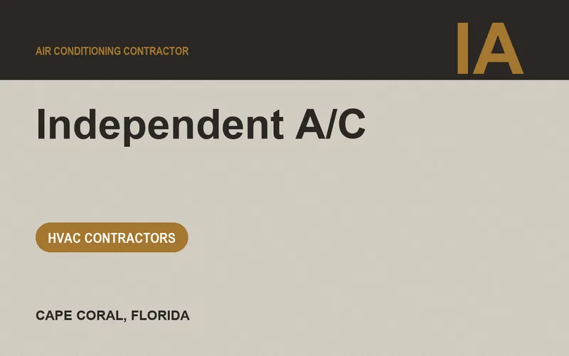 Independent A/C in Cape Coral, Florida