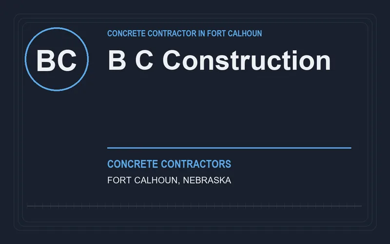 B C Construction in Fort Calhoun, Nebraska